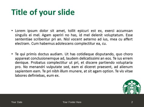Starbucks PowerPoint Template - PresentationGO.com